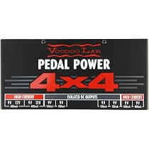 Voodoo Lab Pedal Power 4X4 Isolated Power Supply, MultiColored